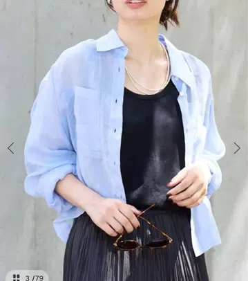 IENA 라미 숏 셔츠