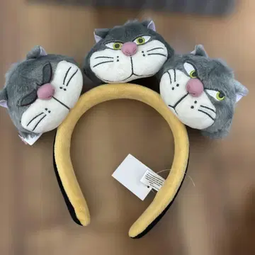 홍콩 디즈니 루시퍼 커스터마이즈 머리띠 봉제 인형 세트