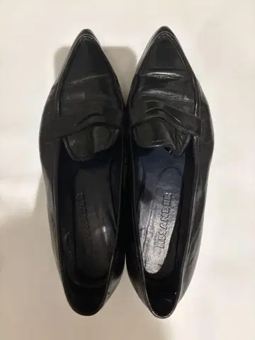 질샌더 블랙 로퍼 37