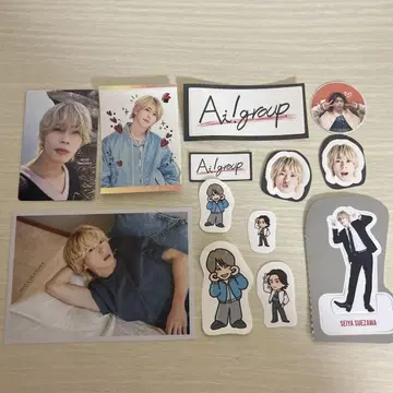 A! group 스에자와 세이야 트레이딩 카드 스티커