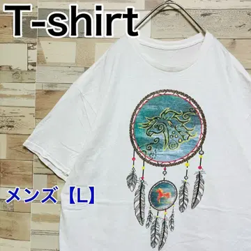 YE8 [ US 수입 ] 반팔 T셔츠 [ 남성용 L 상당 ] 화이트