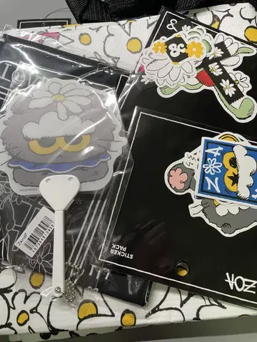 ZOA A&NE gdragon 스카프 스티커 리유저블 백 부채