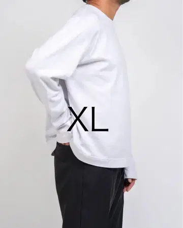 [ XL 탑 그레이 ] OVY - 오리지널 코튼 롱 슬리브 티셔츠