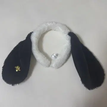 스누피 머리띠 블랙