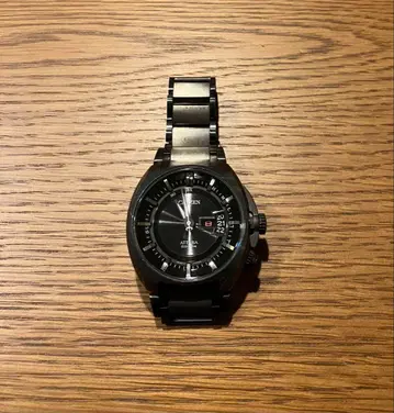 CITIZEN ATTESA 블랙 솔라 배터리