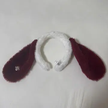 스누피 머리띠 빨간색