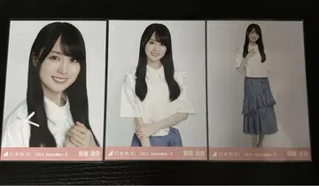 노기자카46 카키 하루카 리본 코디 브로마이드 컴프