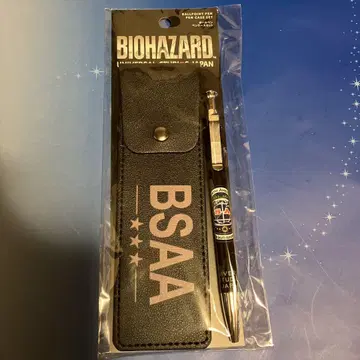 USJ 유니버셜 할로윈 바이오하자드 볼펜 펜 케이스 세트