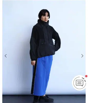 미사용 새상품 LUSUD 이소재 아노락 후드티 블랙