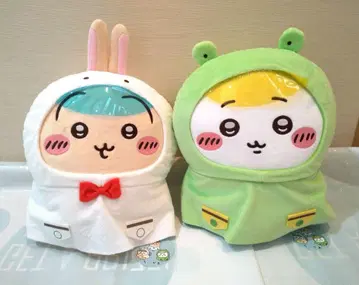 치이카와 (먼작귀) 비오는 날 big 봉제 인형 토끼 개구리