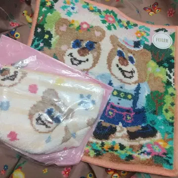 새상품 페이 테디 손수건 파우치