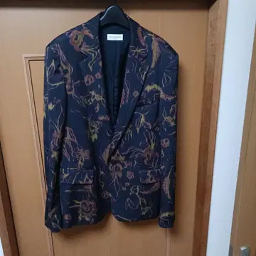 DRIES VAN NOTEN 보태니컬 무늬 테일러드 자켓