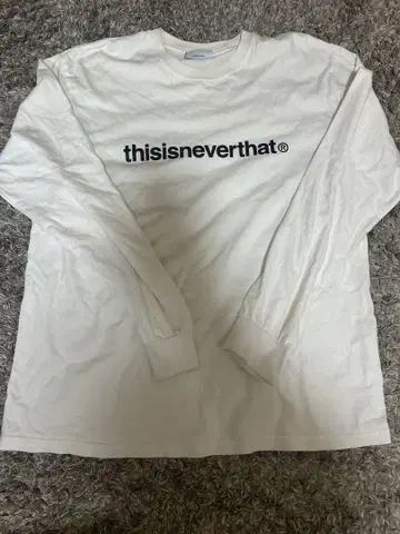 thisisneverthat 로고 긴팔 티셔츠