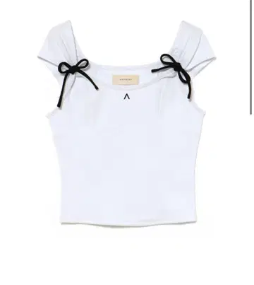 ANDMARY Tina 리본 탑 화이트 AM1359