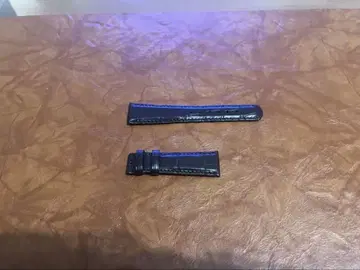 A. 랑에 운트 죄네 블랙 가죽 벨트 20mm 16mm