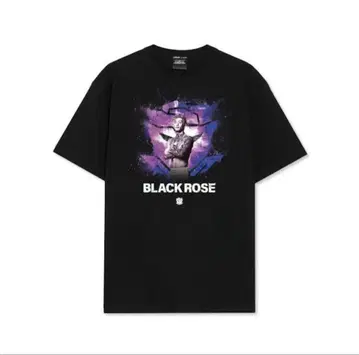RIZIN 공식 히라모토 렌 BLACKROSE T셔츠 사이즈:XL