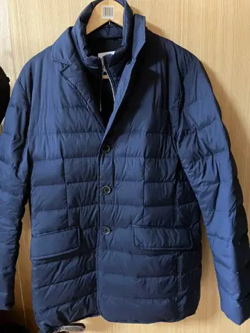 울 다운 자켓 사이즈 M 네이비