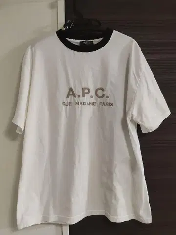 A.P.C. 로고 자수 티셔츠 L 사이즈 아페쎄 링거 apc