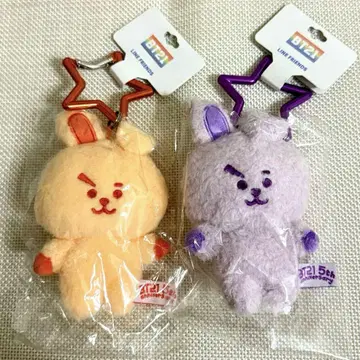 BT21 5주년 기념 레인보우 컬러 마스코트 COOKY 2개 정국