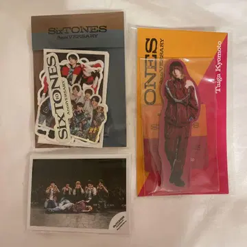 SixTONES 쿄모토 타이가 아크릴 스탠드 미니 사진 스티커 세트