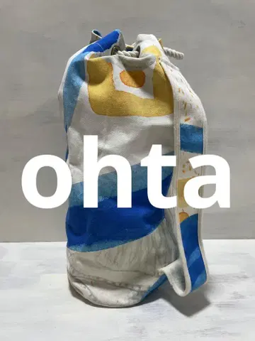 ohta 복조리 숄더백 캔버스 멀티 컬러