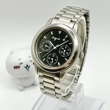 agnes.b. 에네스베 손목시계 트리플 달력 크로노그래프