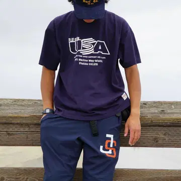 USA' S/S 티셔츠 JHANKSON 정크슨 USA