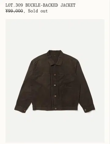 Taiga Takahashi Backle-Backed Jacket