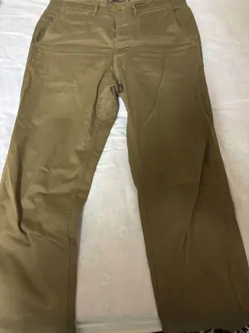 WORKERS OFFICER TROUSERS 카키 34 사이즈 치노 팬츠