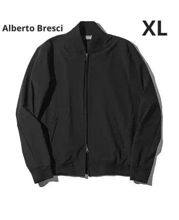 Alberto Bresci 밀리터리 블루종 블랙 XL