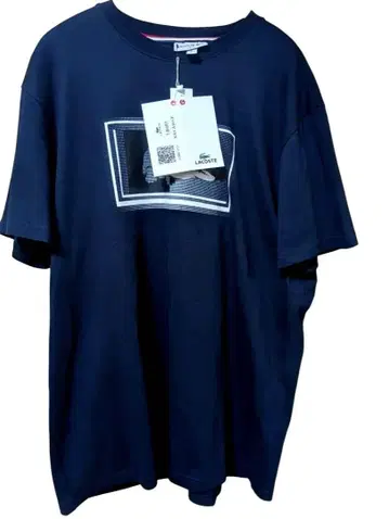 LACOSTE 네이비 티셔츠 XL