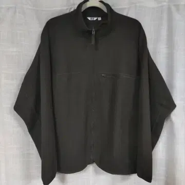 유니클로U 유니클로 브러쉬드 저지 블루종 다크 브라운 XL