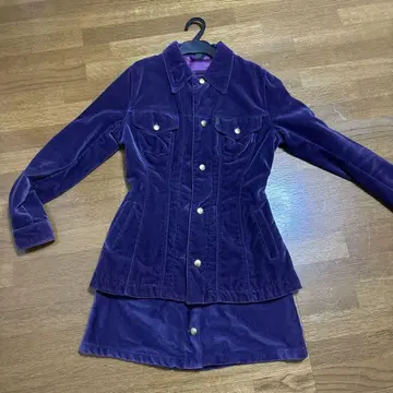 KATHARINE HAMNETT DENIM 벨로아 셋업