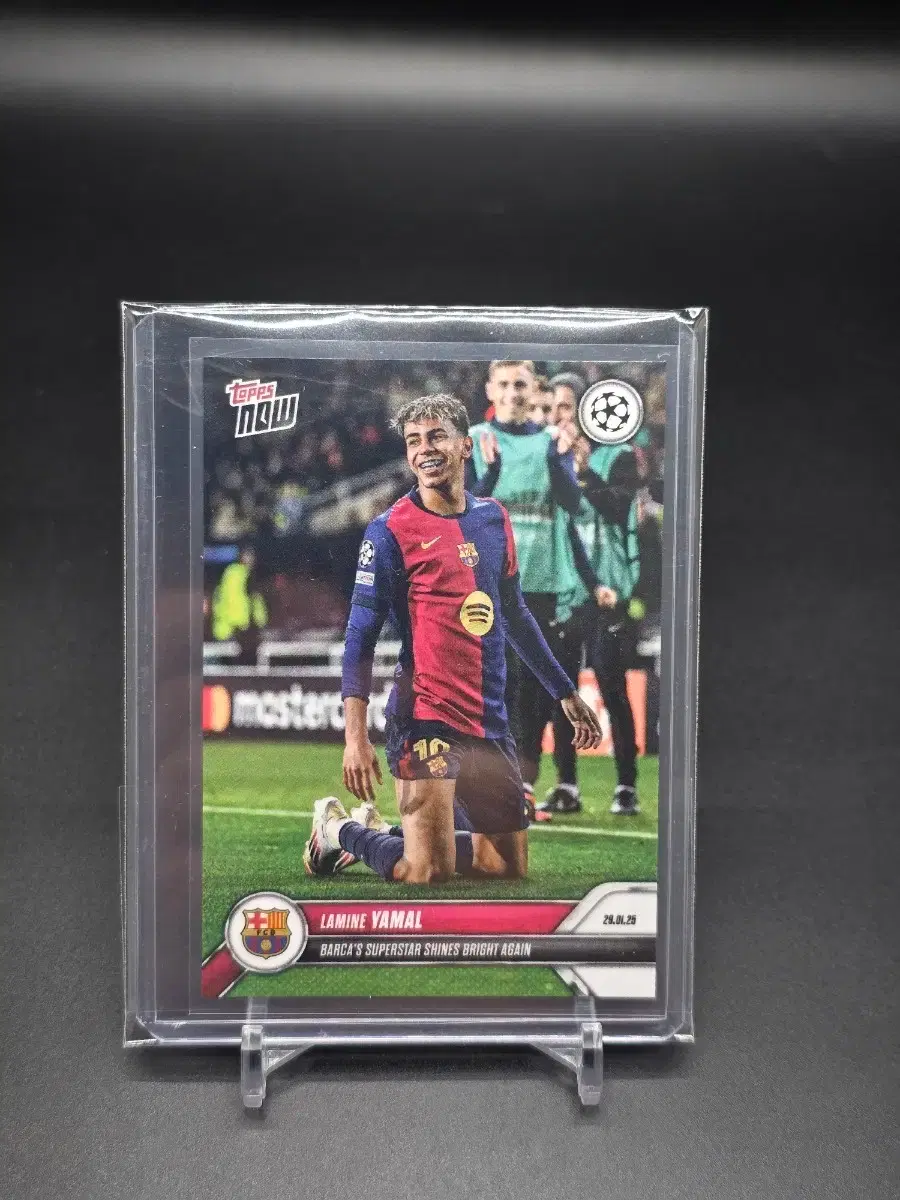 Topps Now 라민 야말 FC바르셀로나 카드 탑스나우