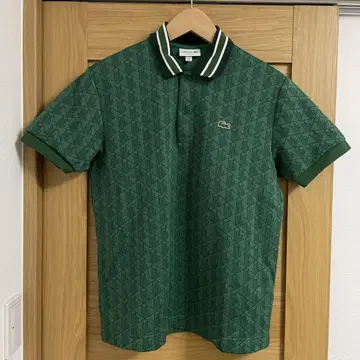 완판템 LACOSTE 라코스테 피케 셔츠 모노그램 자카드 악어 XL