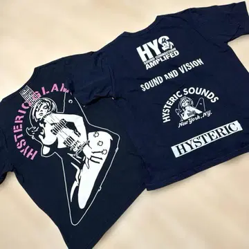 HYSTERIC GLAMOUR 기타 T셔츠 S M 사이즈 블랙