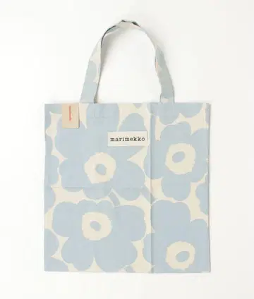 [ 미사용 새상품 ] 마리메꼬 marimekko 패브릭 백 라이트 블루