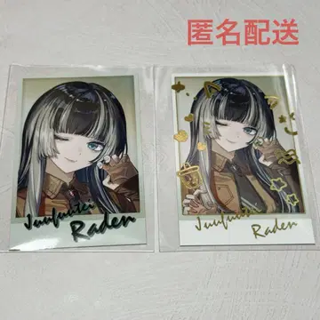 리글로스 ReGLOSS 2주년 랜덤 폴라로이드풍 카드 유우후테이 라덴