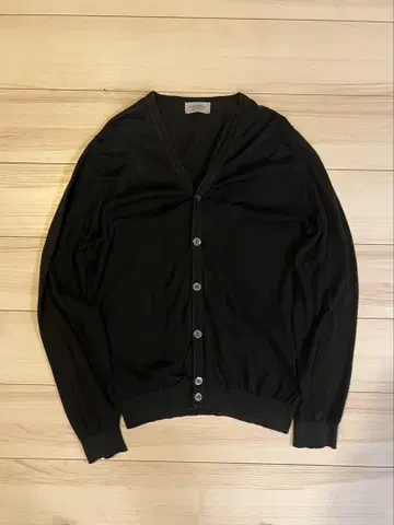 [ 영국제 ] JOHN SMEDLEY 블랙 씨 아일랜드 코튼 L 사이즈