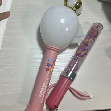 스트로베리 프린세스 응원봉 핑크