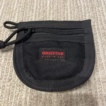 [ 단종품 ] BRIEFING 블랙 코인 케이스