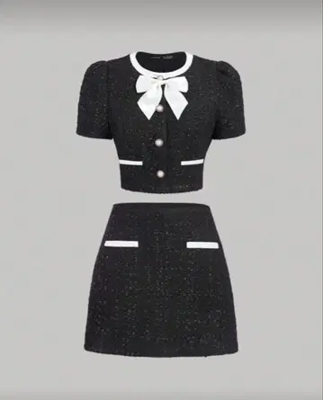 SHEIN MOD 트위드 셋업