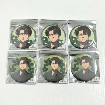 진격의 거인 캔뱃지 오사카 ver. 리바이 6점