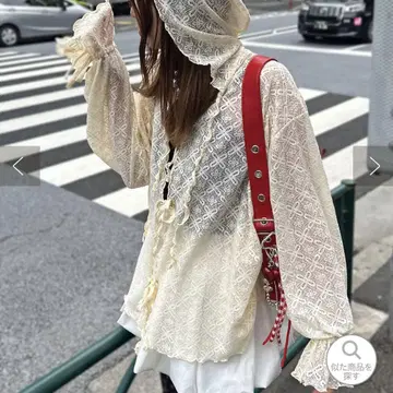 CIAOPANIC 레이스 메로우 후디 상의