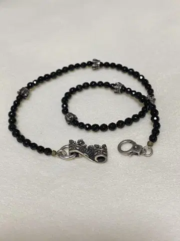 JUSTIN DAVIS 오닉스 크라운 팔찌 S 38,500엔