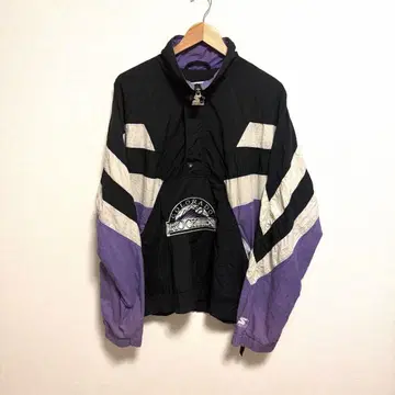 STARTER 스타터 콜로라도 로키스 나일론 자켓 하프 지퍼