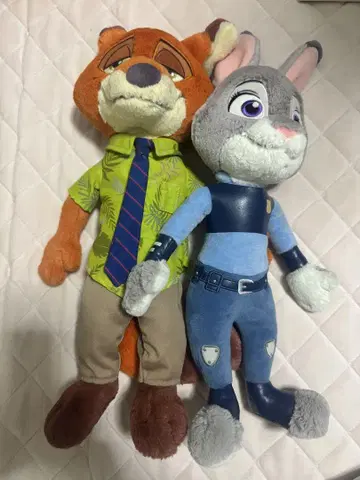 닉 와일드와 주디 홉스 봉제 인형 세트