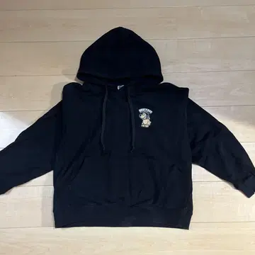 NASTYDOG 블랙 후드 부착 후드티