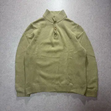 Eddie Bauer Henley Knit Sweater