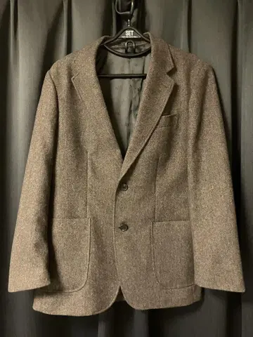 JW ANDERSON x UNIQLO 브라운 테일러드 자켓 새상품급